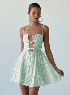 Princess Polly Rise Up Mini Dress  Green Fashion