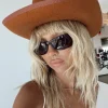 Princess Polly Rissell Rhinestone Cowboy Hat  Brown Best