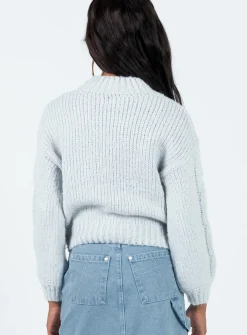 Princess Polly Ritson Sweater Grey Flash Sale