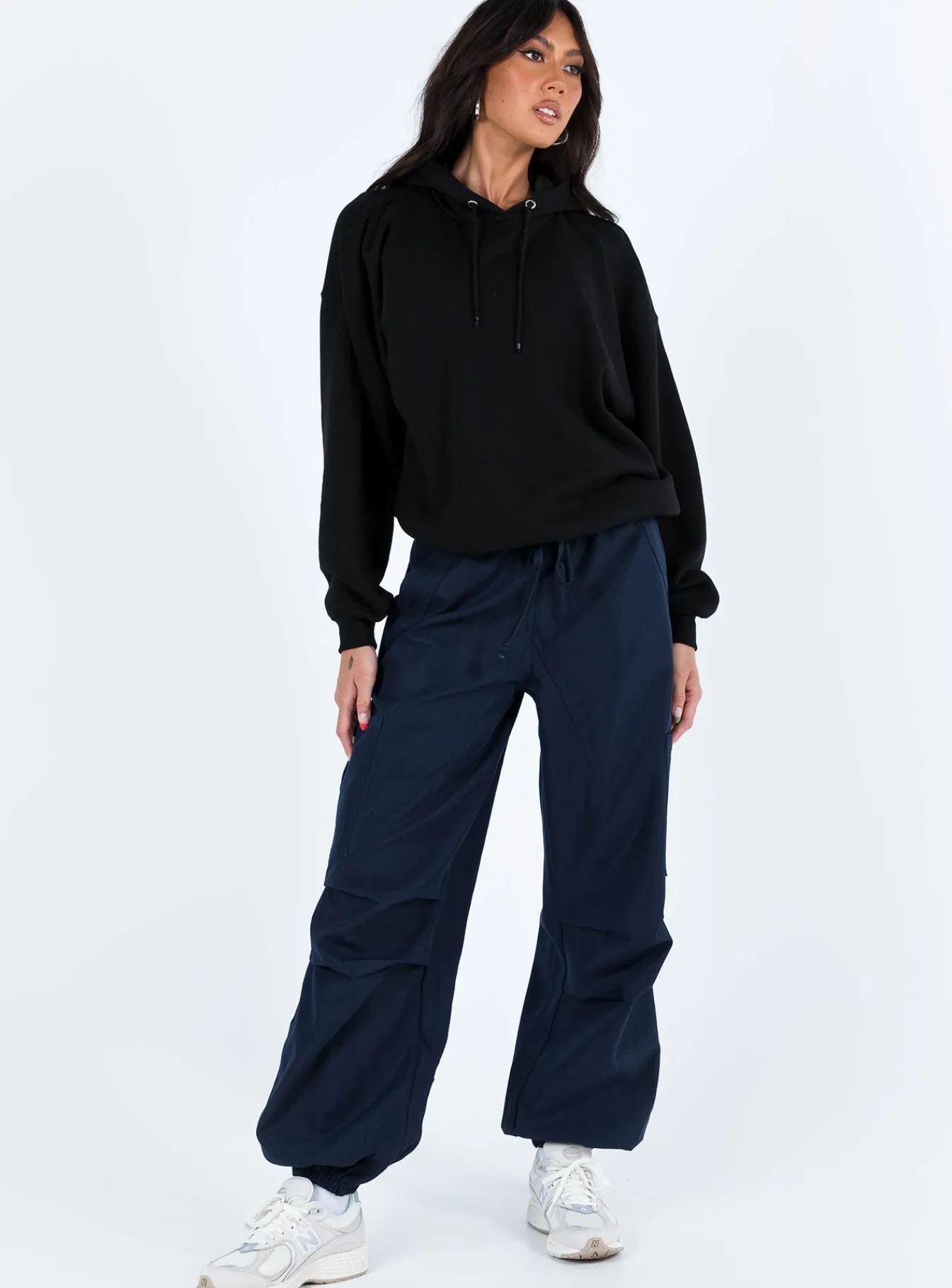 Princess Polly Ritu Oversized Hoodie Black Cheap