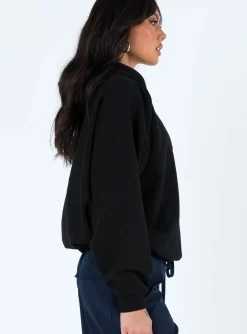 Princess Polly Ritu Oversized Hoodie Black Cheap