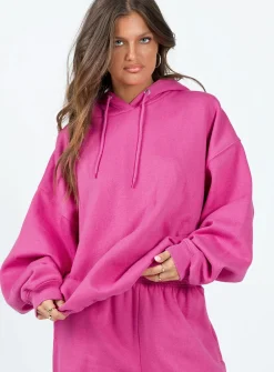 Princess Polly Ritu Oversized Hoodie  Pink Cheap