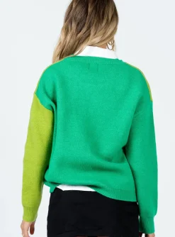 Princess Polly Ronalee Sweater Green Best