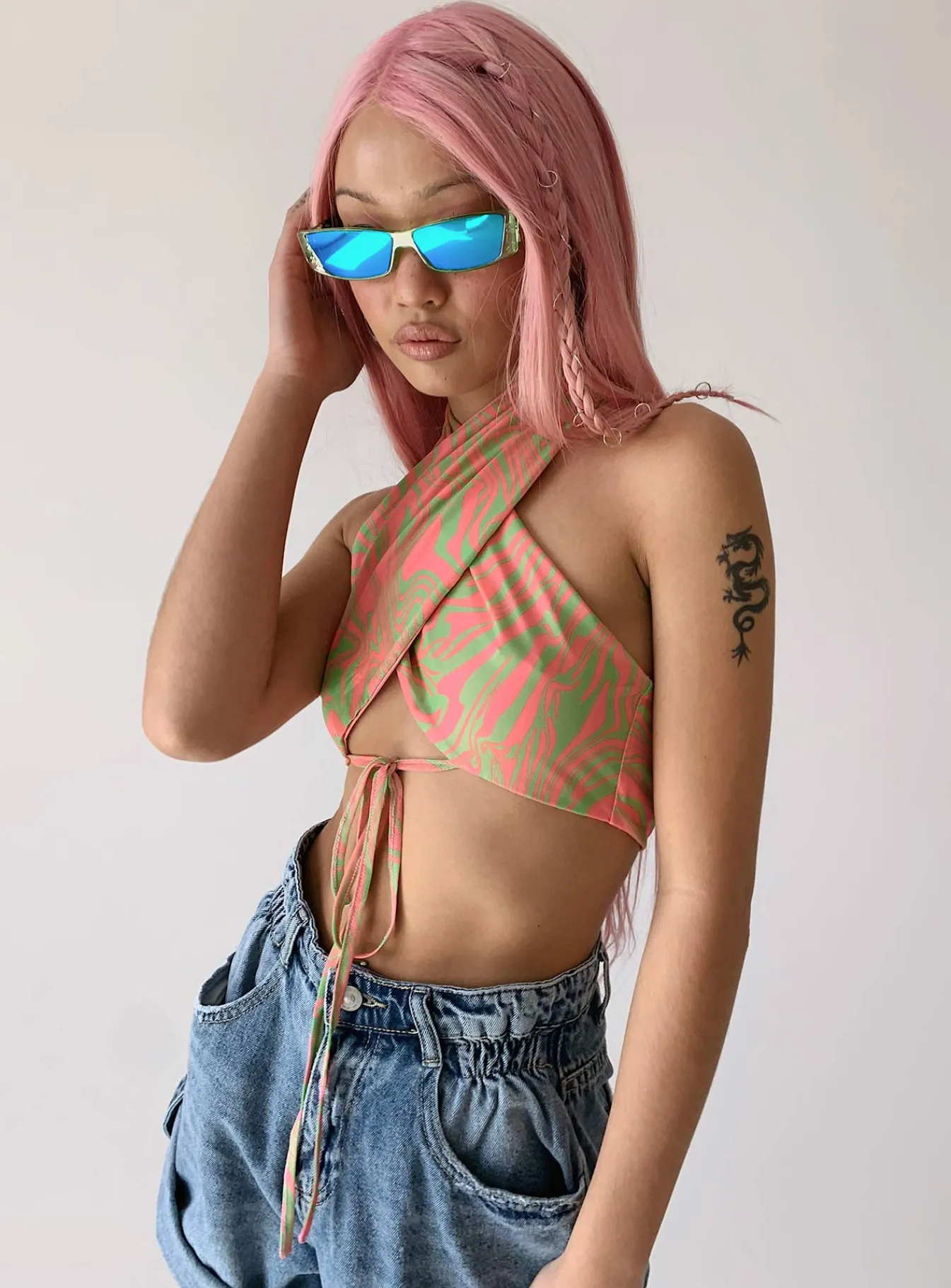 Princess Polly Ronin Top Multi Flash Sale
