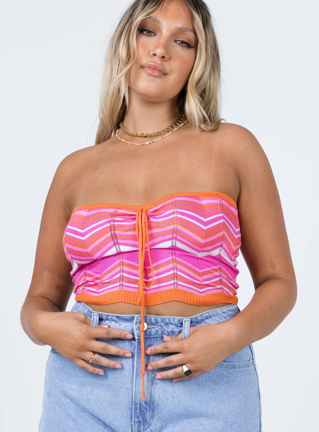 Princess Polly Rosalia Top Pink Cheap