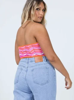 Princess Polly Rosalia Top Pink Cheap