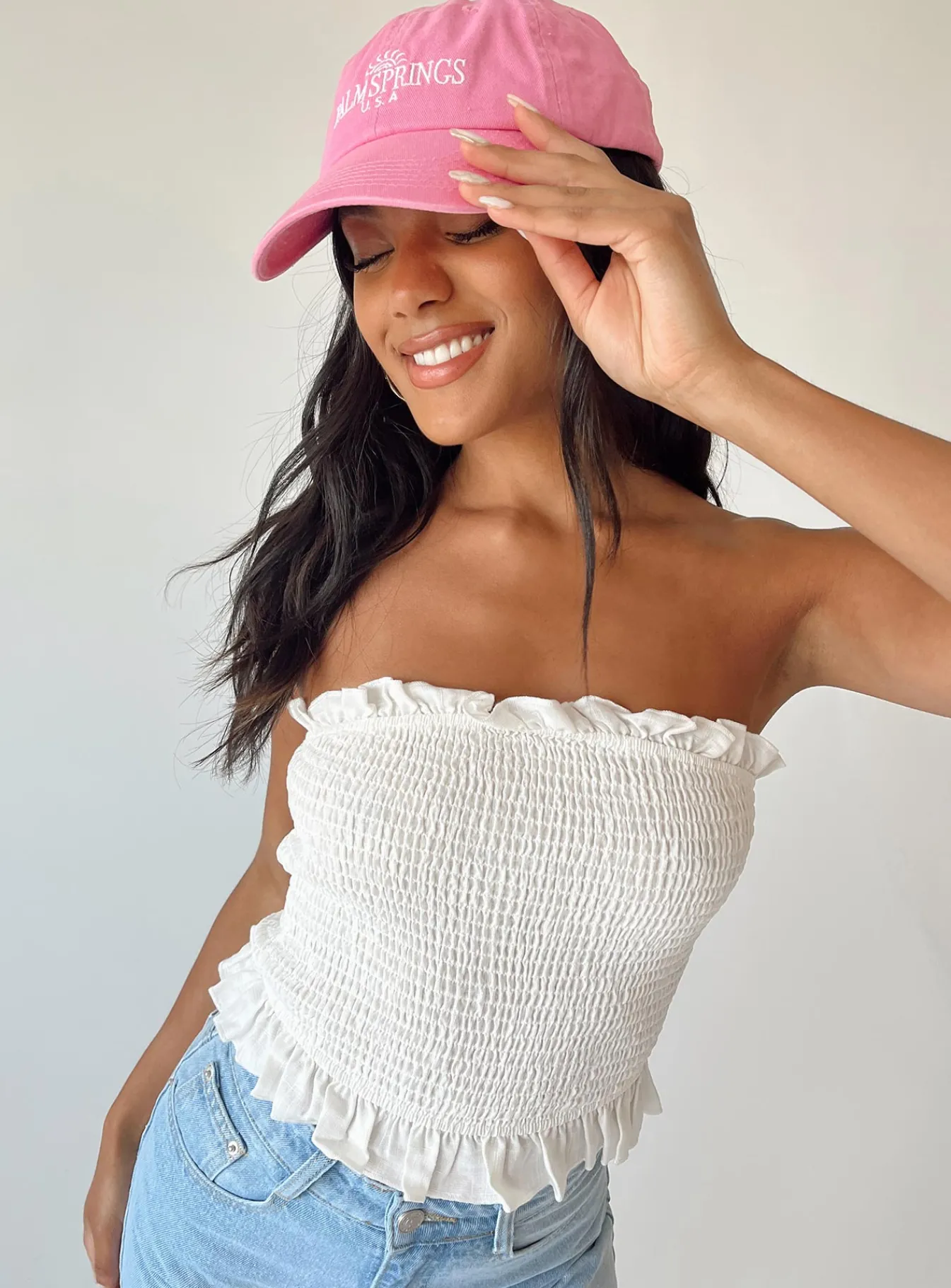 Princess Polly Rosemont Top White Shop