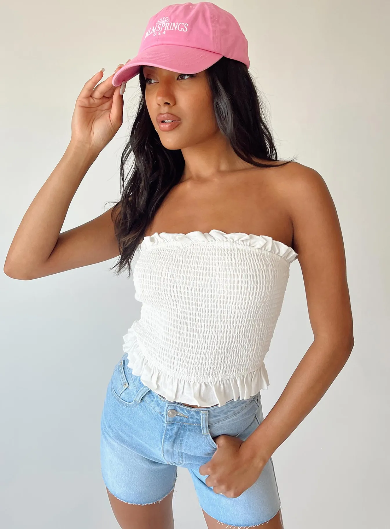 Princess Polly Rosemont Top White Shop