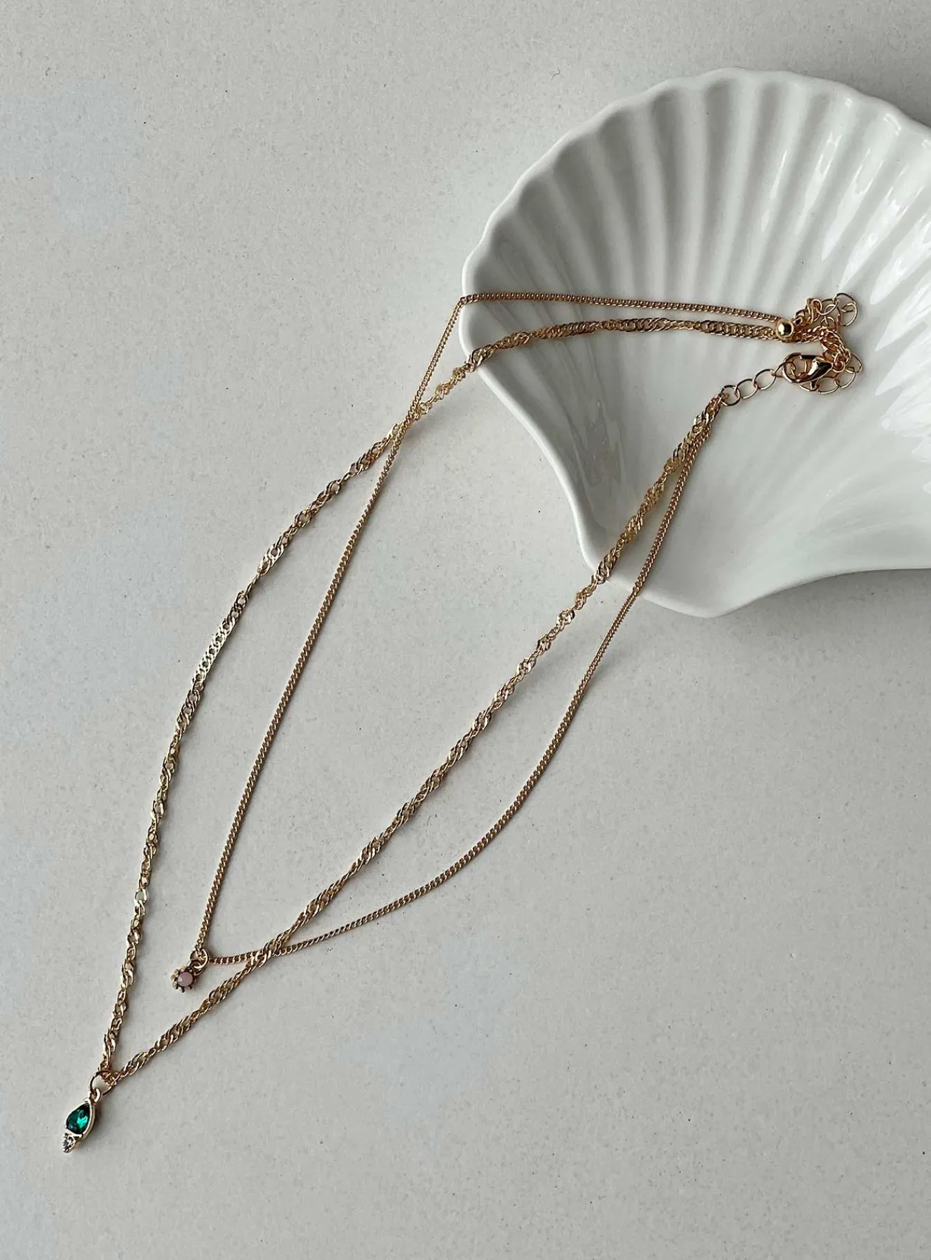 Princess Polly Rosen Necklace Pack Gold Outlet