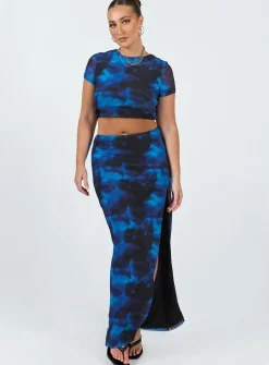 Princess Polly Rosie Mesh Setmulti   Blue Cheap