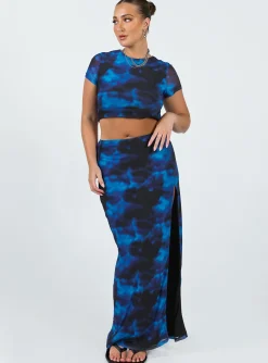 Princess Polly Rosie Mesh Setmulti   Blue Cheap