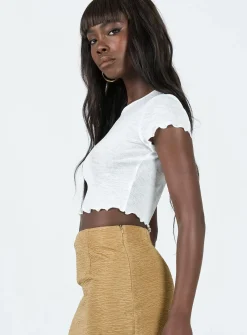 Princess Polly Rosier Top White Hot