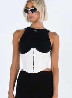 Princess Polly Rosina Underbust Corset White Best Sale