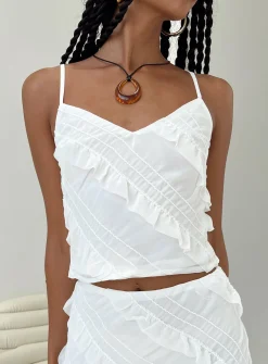 Princess Polly Roslyn Top  White Best Sale