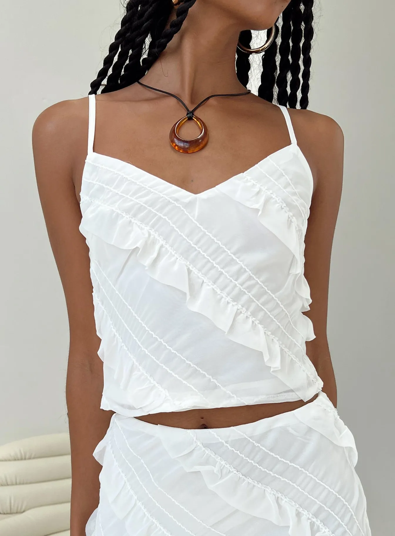 Princess Polly Roslyn Top White Best Sale