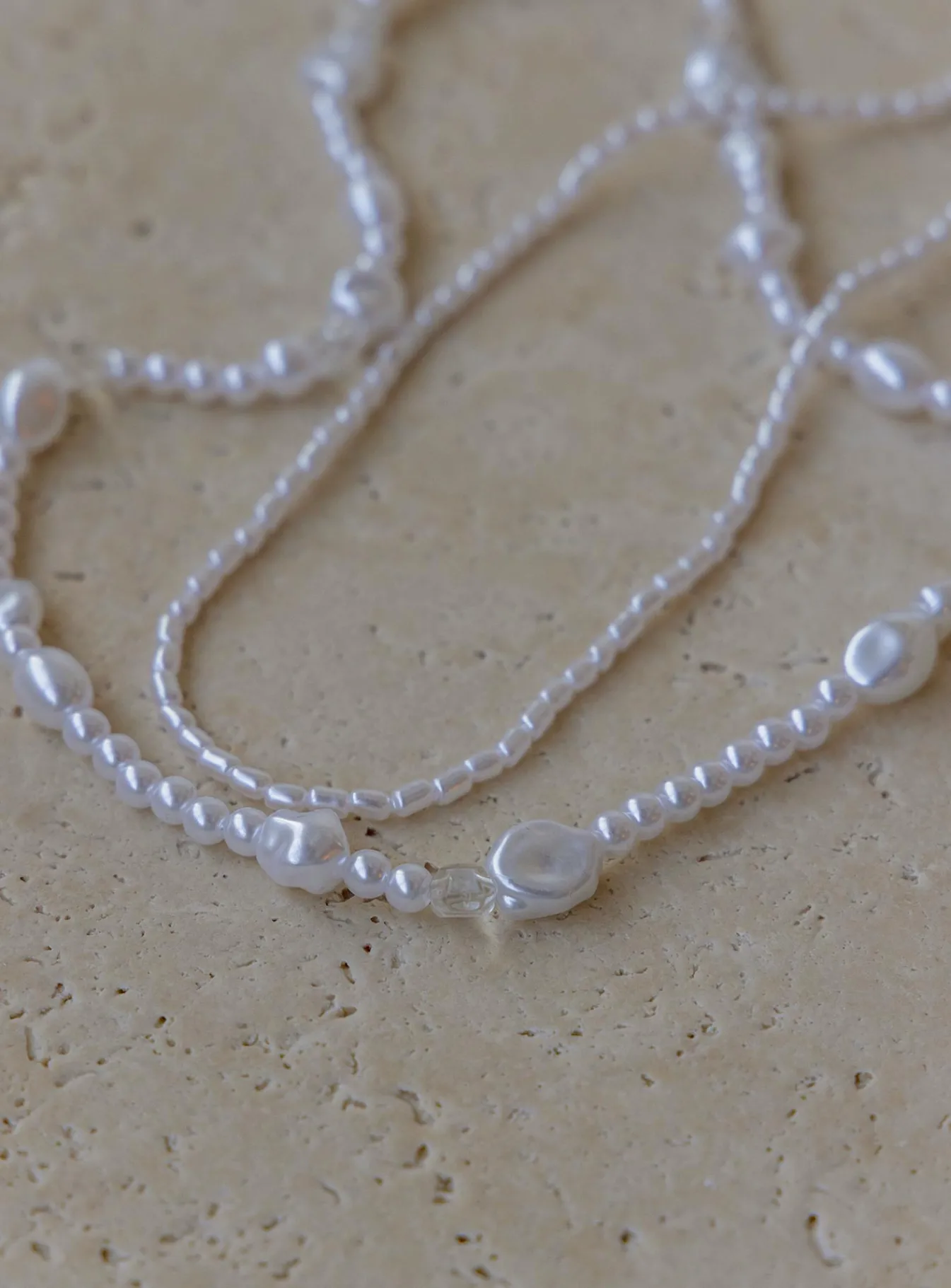 Princess Polly Rota Layered Necklace/ Pearl Gold Online