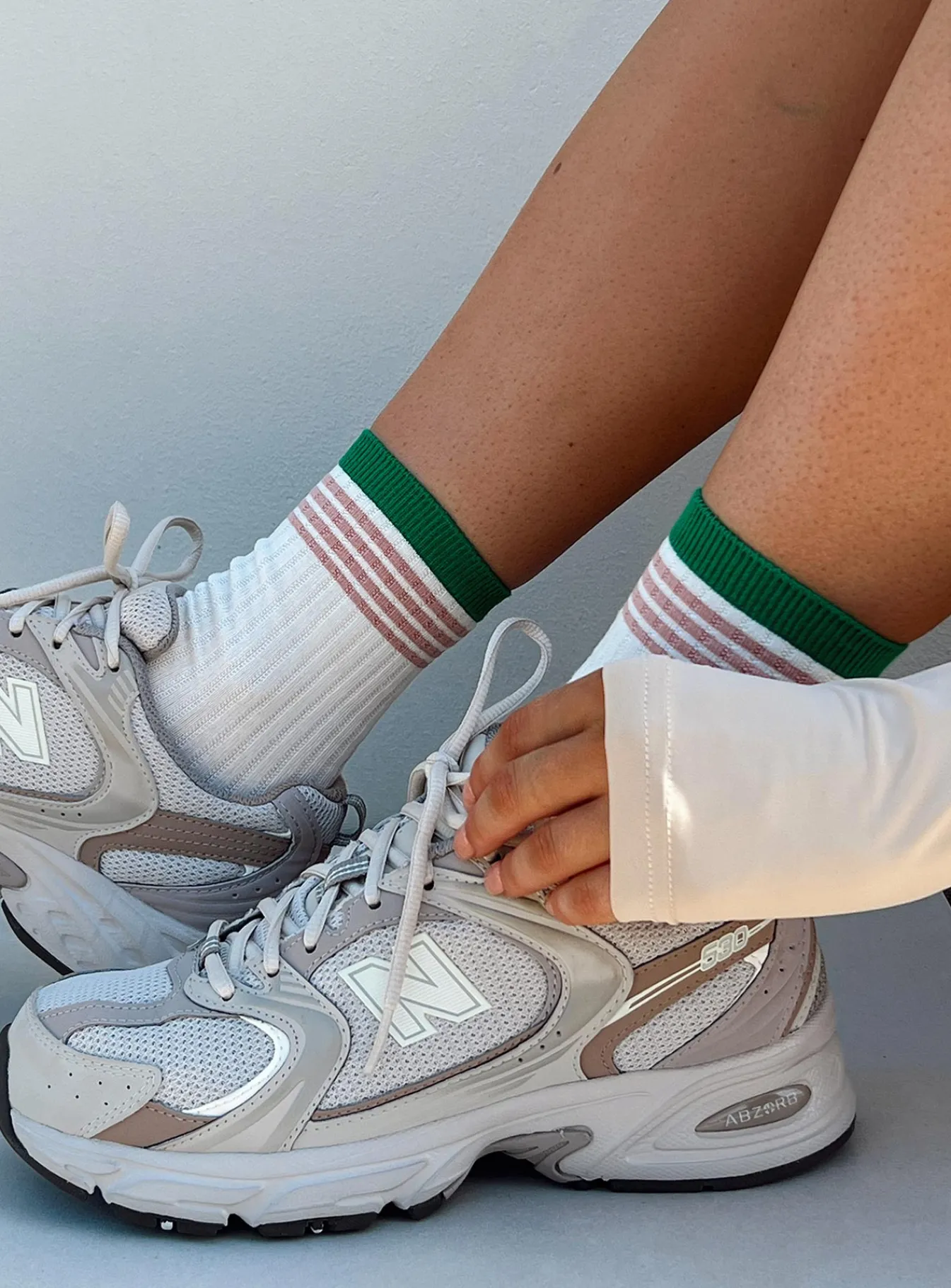 Princess Polly Rourke Socks White Hot