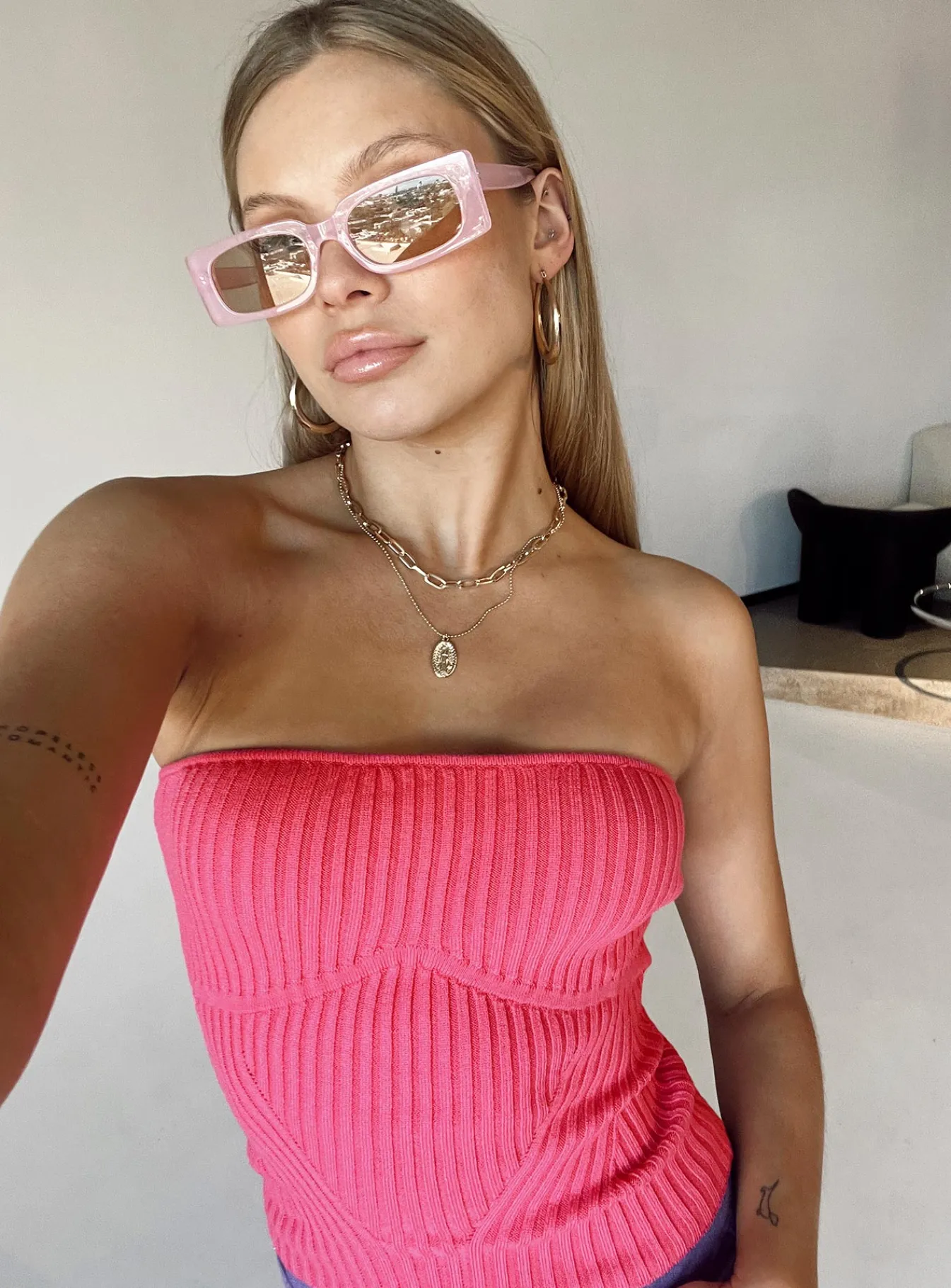 Princess Polly Royce Strapless Top Pink Shop