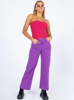 Princess Polly Royce Strapless Top Pink Shop