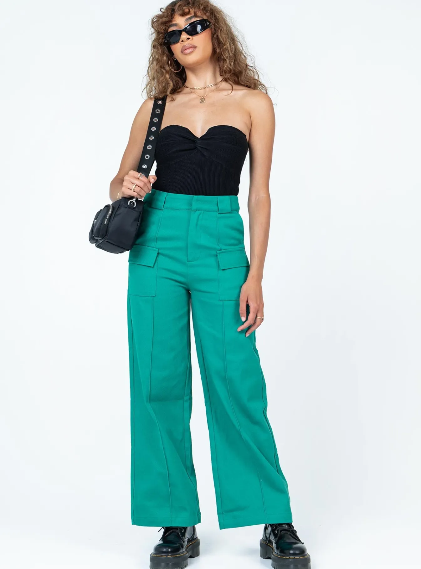 Princess Polly Rubie-Jane Pants Green Sale