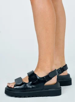 Princess Polly Rue Chunky Sandals Black Store