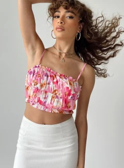 Princess Polly Ruth Topfloral   Pink Cheap