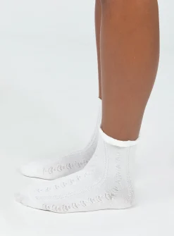 Princess Polly Rutherford Socks White Outlet