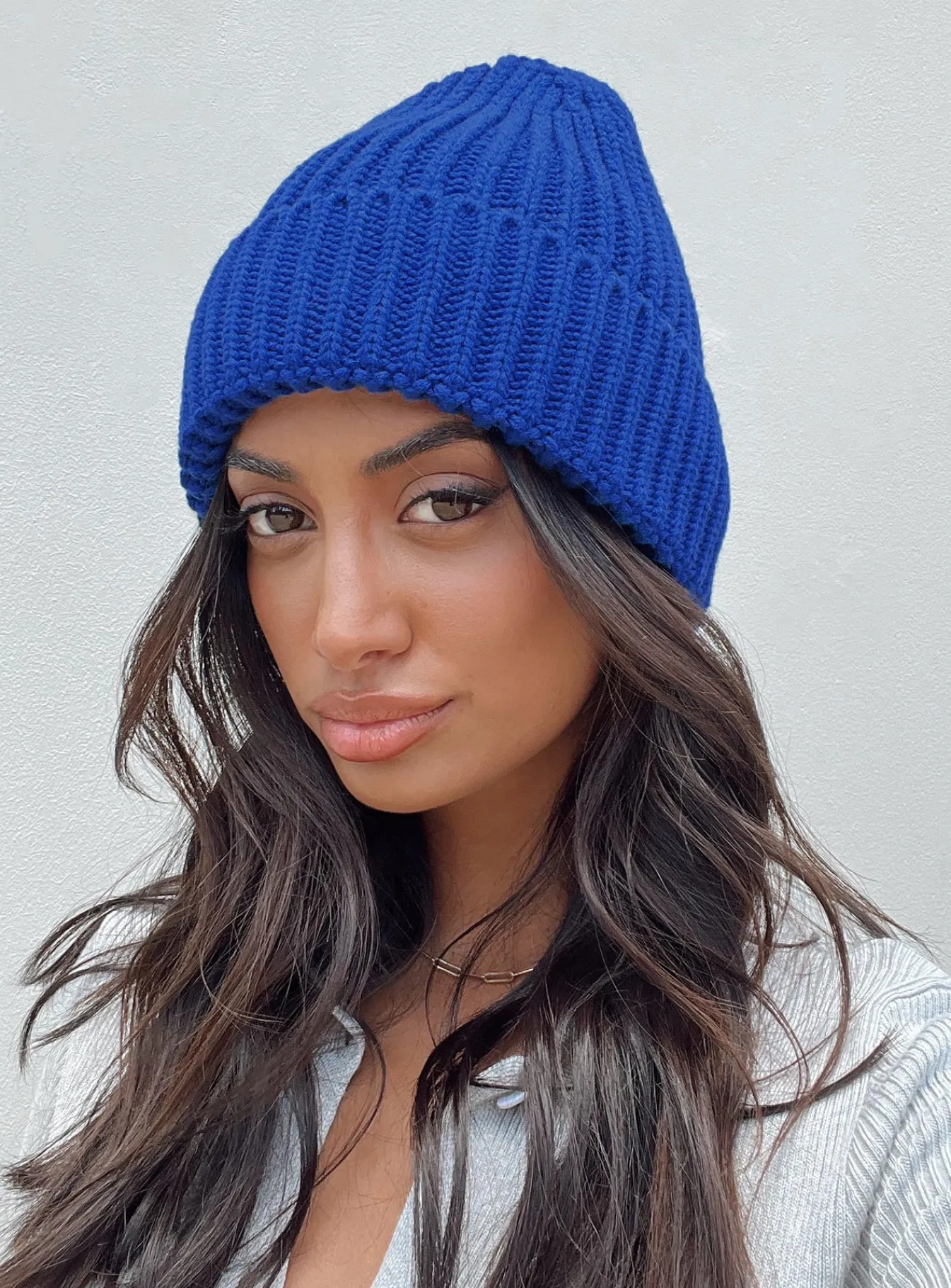 Princess Polly Ruxton Beanie Cobalt Blue Hot