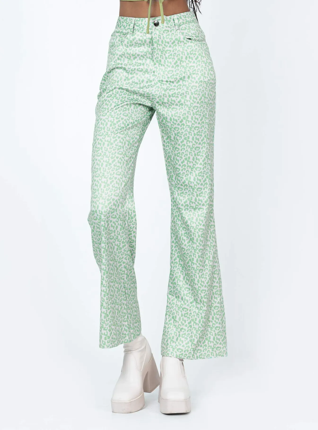 Princess Polly Ryllie Pants Green Fashion