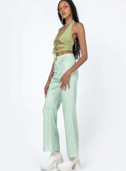 Princess Polly Ryllie Pants Green Fashion