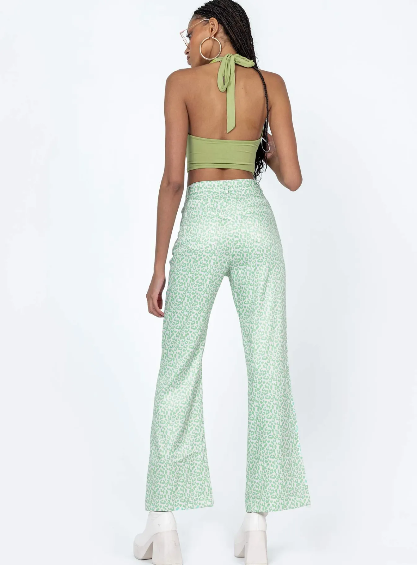 Princess Polly Ryllie Pants Green Fashion