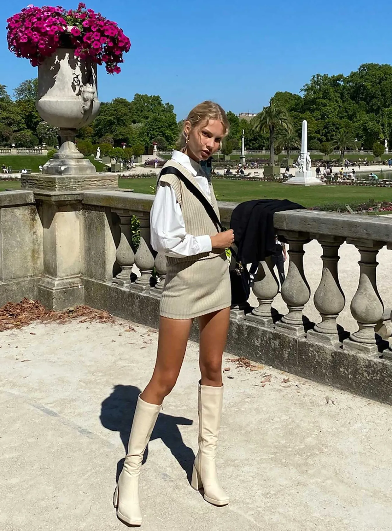 Princess Polly Saddle Knit Mini Skirt Beige Store