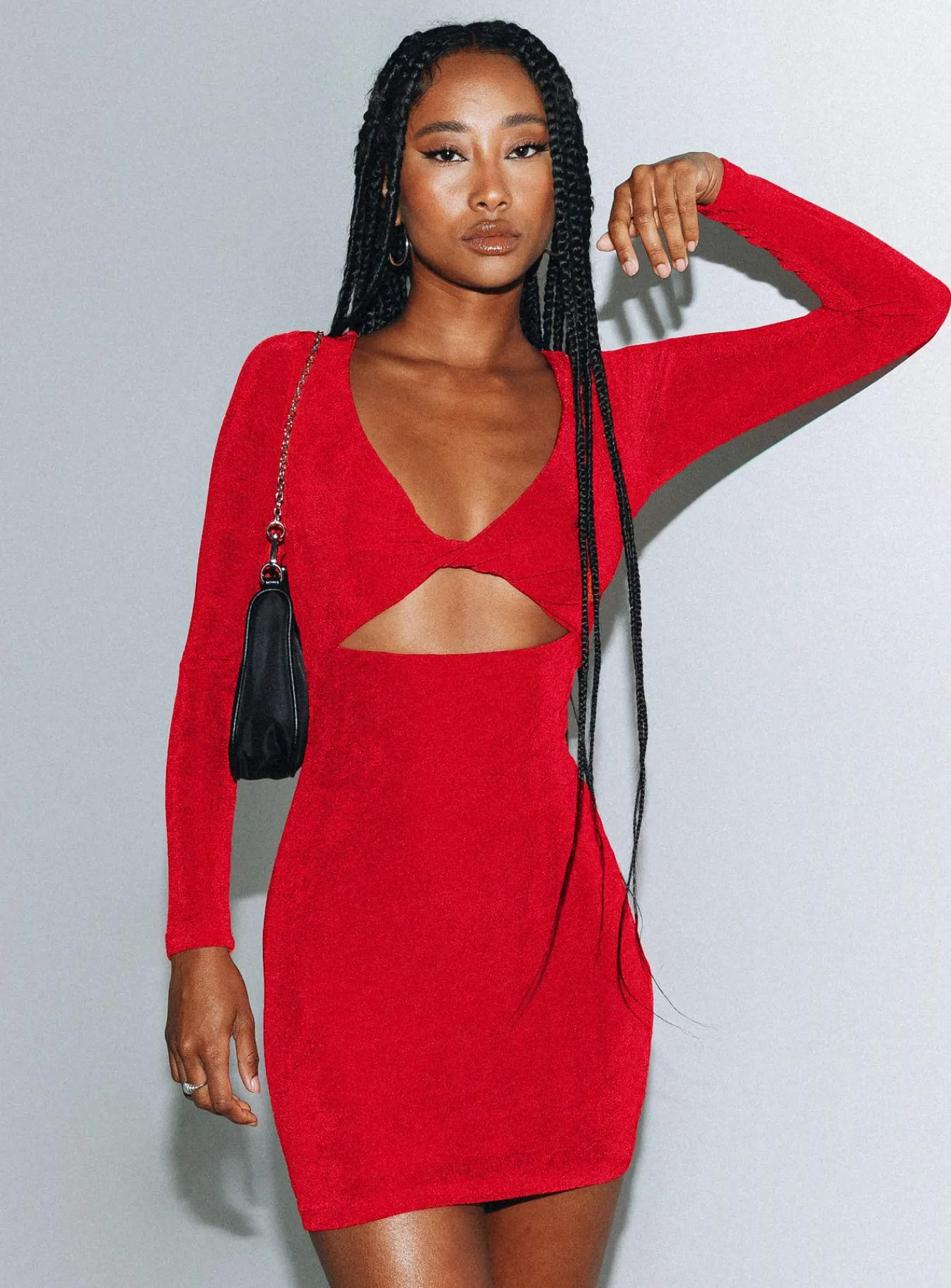 Princess Polly Saffron Mini Dress Red Outlet