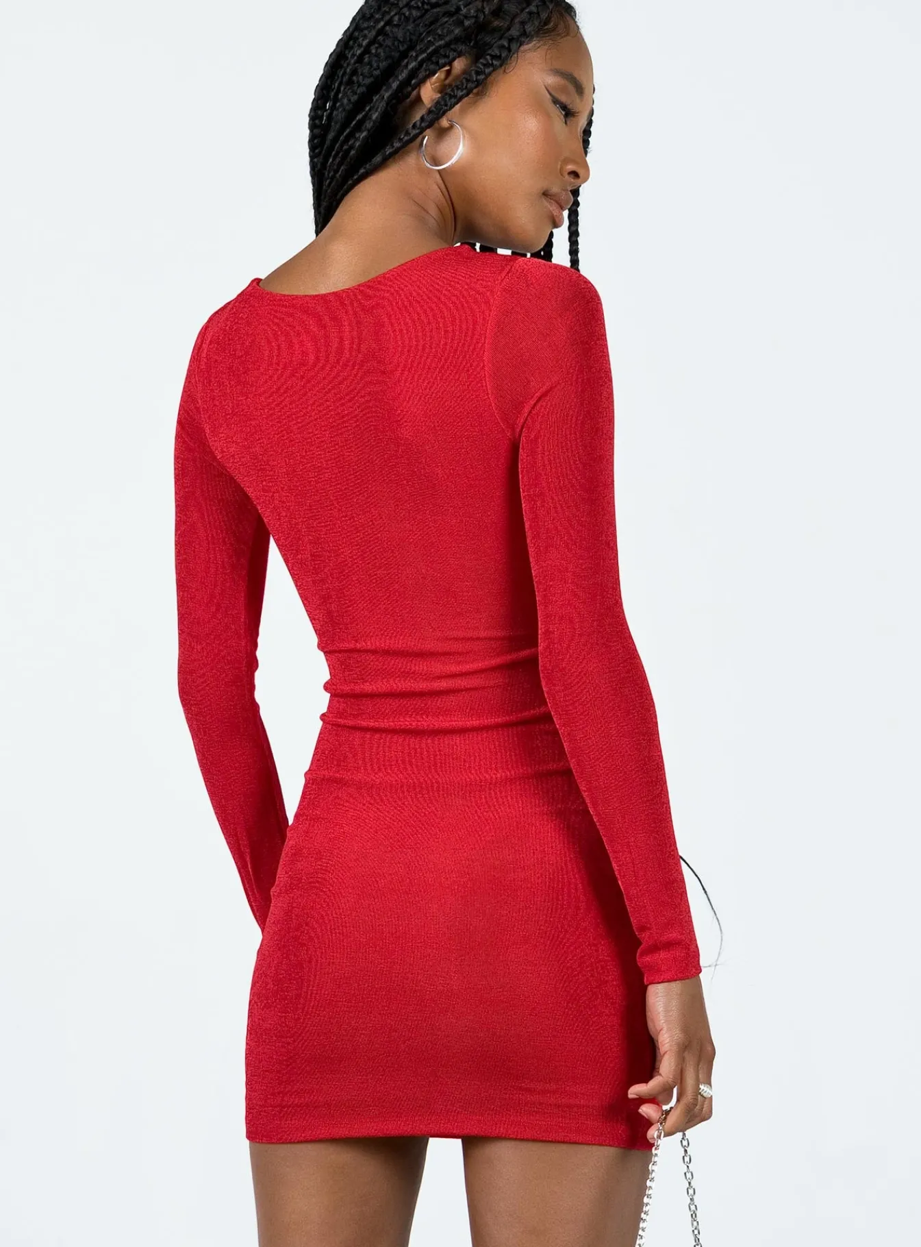 Princess Polly Saffron Mini Dress Red Outlet