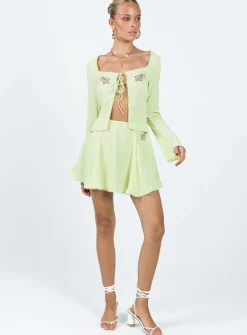 Princess Polly Saleya Long Sleeve Top  Green Sale