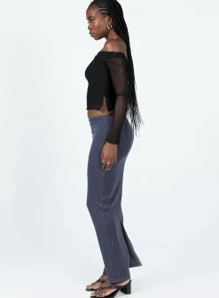 Princess Polly Salte Maxi Skirt Slate Cheap