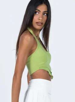 Princess Polly Sami Top Green Shop