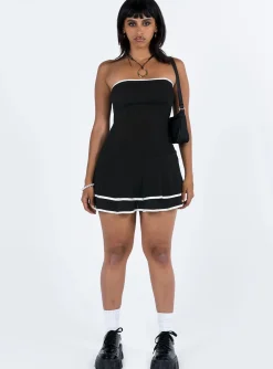 Princess Polly Samira Strapless Mini Dress Black Discount