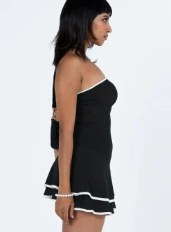 Princess Polly Samira Strapless Mini Dress Black Discount