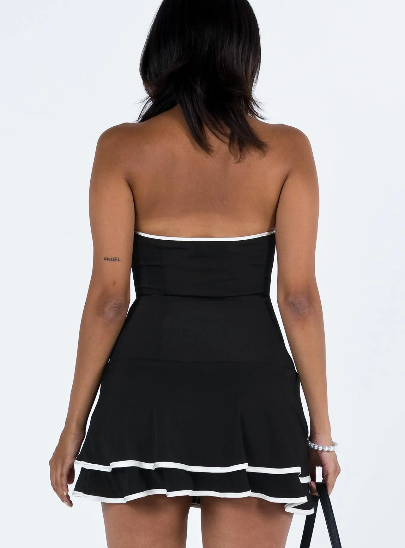 Princess Polly Samira Strapless Mini Dress Black Discount