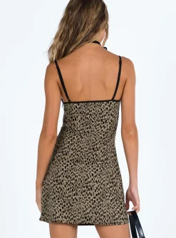 Princess Polly Samiya Mini Dress  Cheetah Fashion