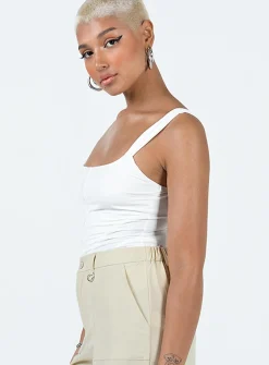 Princess Polly Samuel Corset Bodysuit White Flash Sale