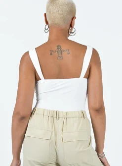 Princess Polly Samuel Corset Bodysuit White Flash Sale