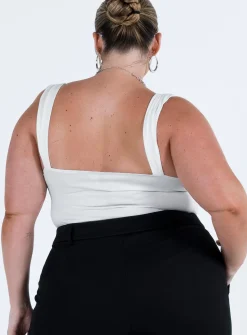 Princess Polly Samuel Corset Bodysuitcurve White Discount
