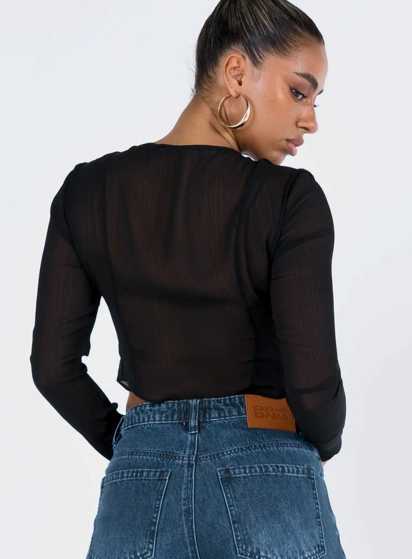 Princess Polly San Carlos Tie Top Black Discount