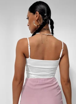 Princess Polly Sanado Top White Clearance