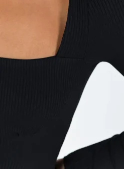 Princess Polly Sara Romper Black Clearance