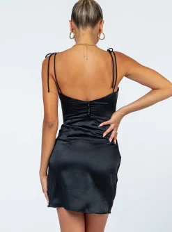 Princess Polly Sarah Corset Mini Dress Black Store