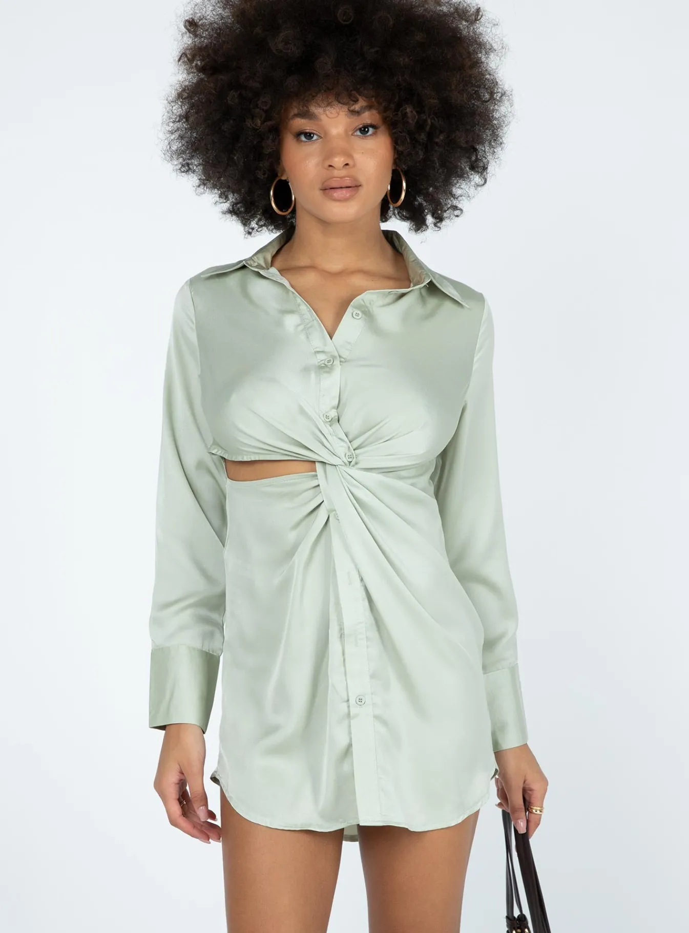 Princess Polly Sari Mini Dress Green Best Sale