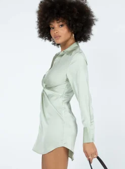 Princess Polly Sari Mini Dress Green Best Sale
